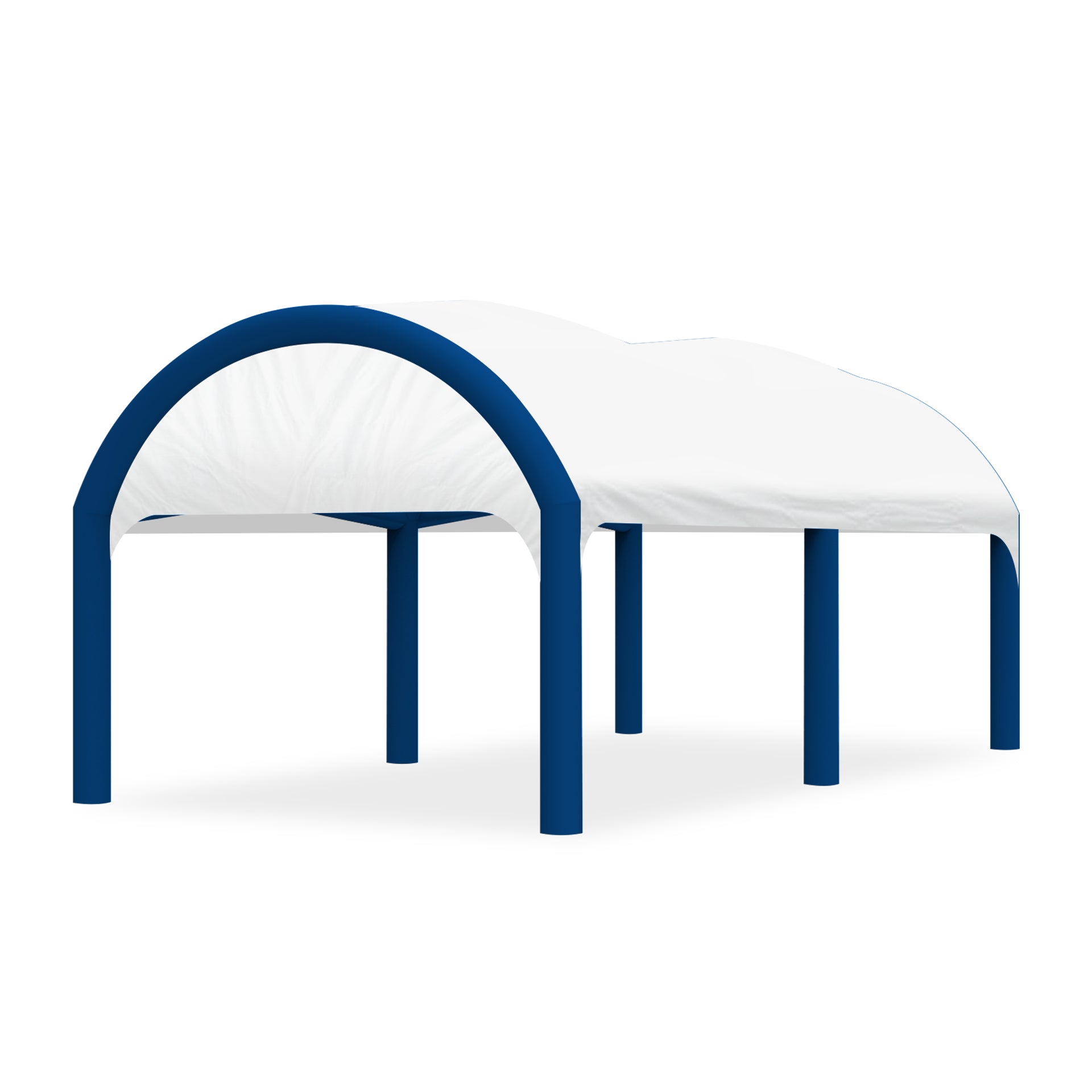 13x20 Polaris High-Pressure Inflatable Tent in White with Black Frame