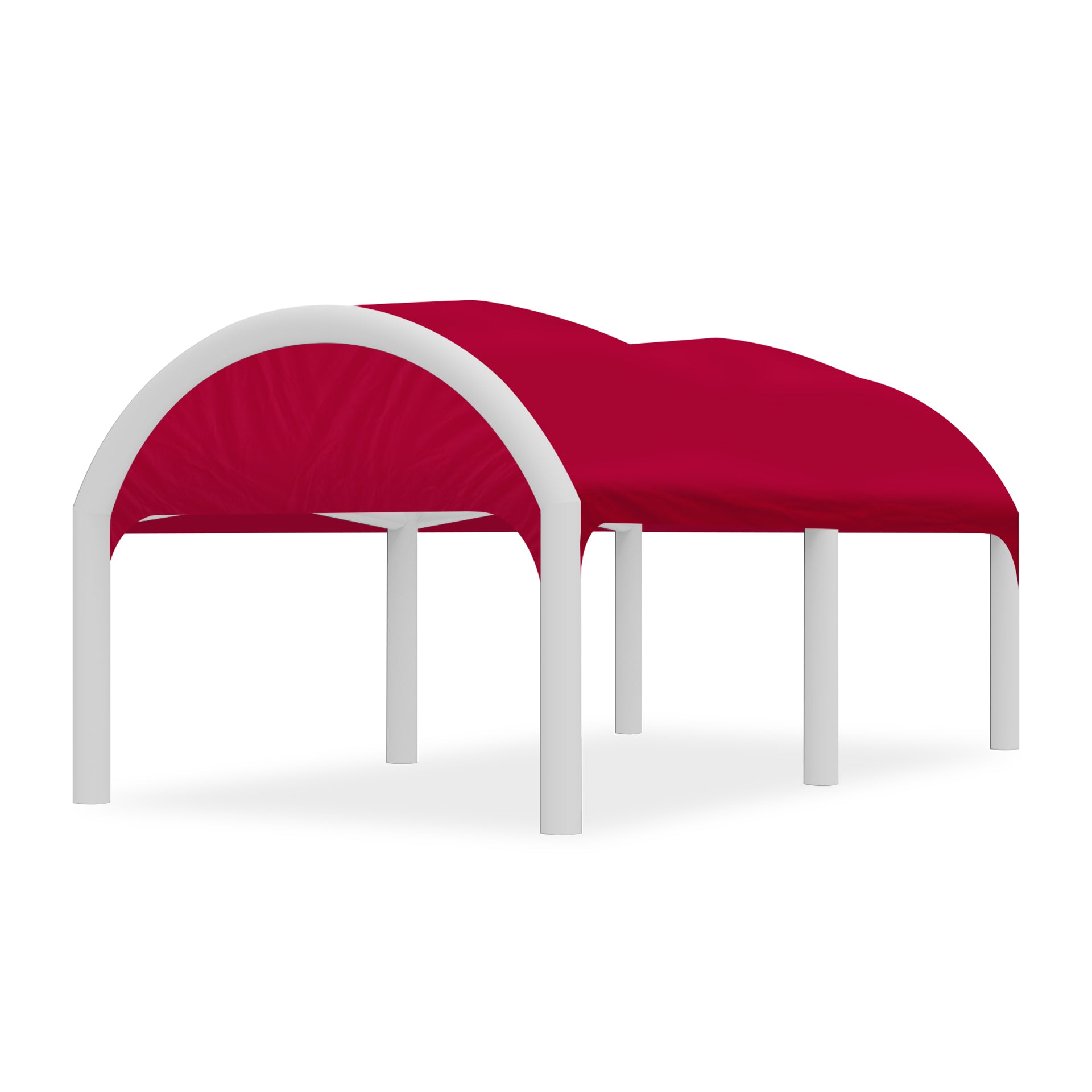 13x20 Polaris High-Pressure Inflatable Tent in Red with White Frame