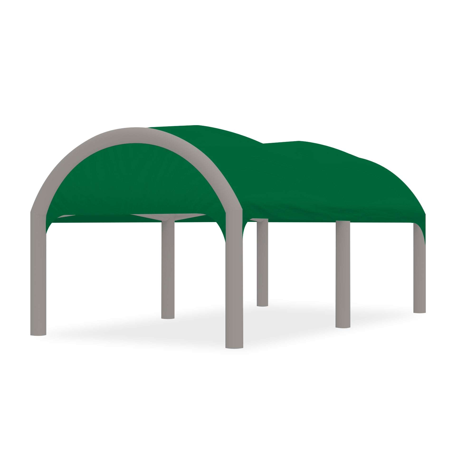 13x20 Polaris High-Pressure Inflatable Tent in Green with Gray Frame