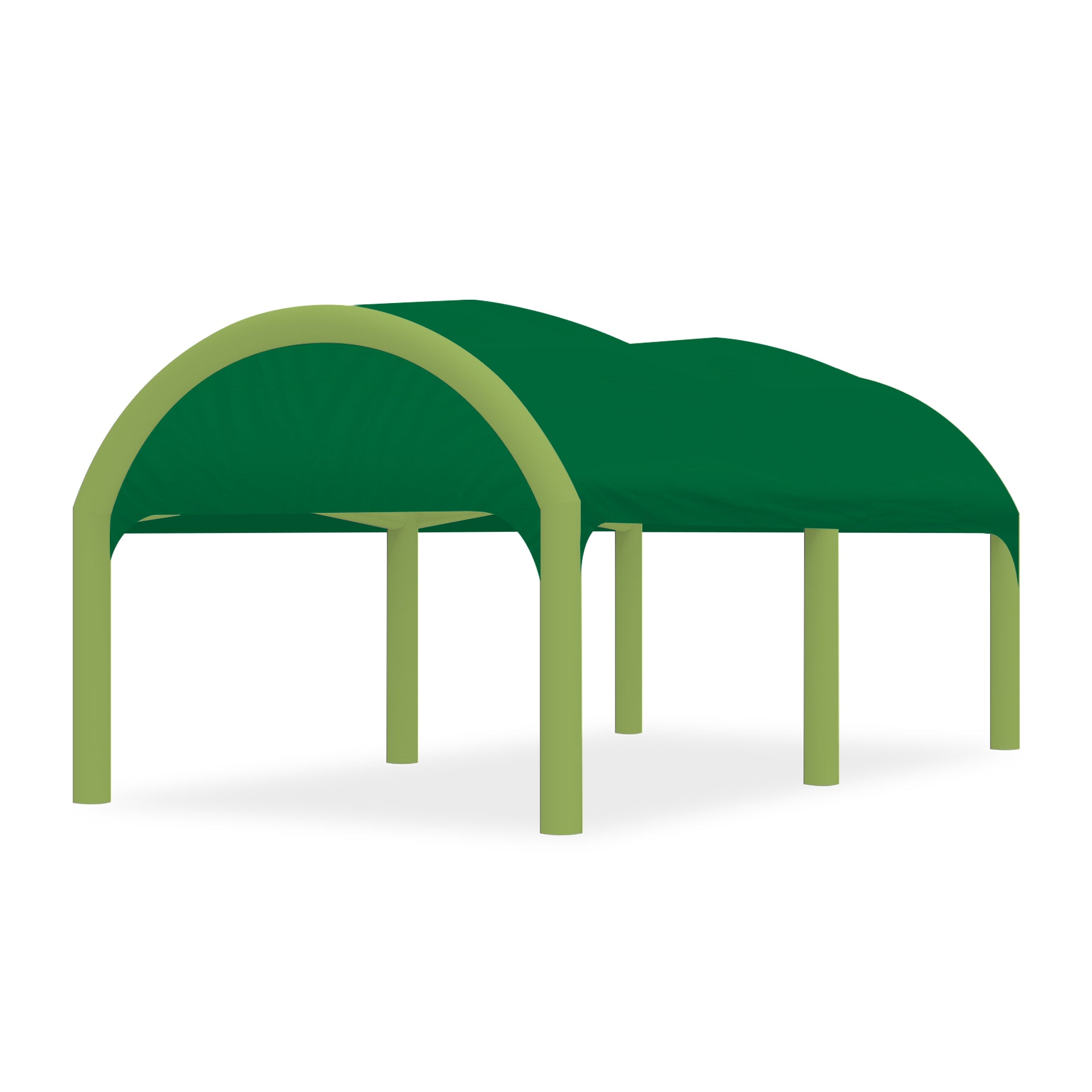 13x20 Polaris High-Pressure Inflatable Tent in Green with Green Frame