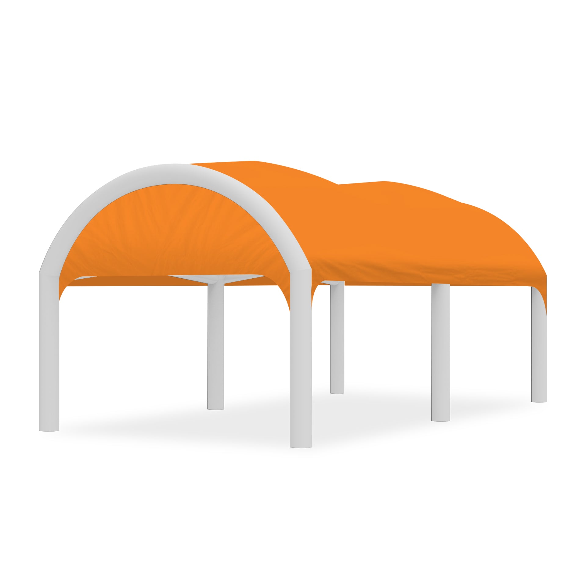 13x20 Polaris High-Pressure Inflatable Tent in Orange with White Frame