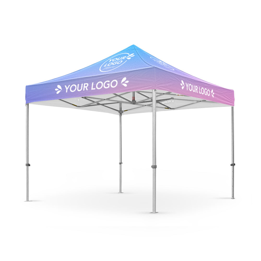 tent custom logo 10' x 10' Custom Canopy Tent - X7 Tectonic - Ultra Strength Aluminum