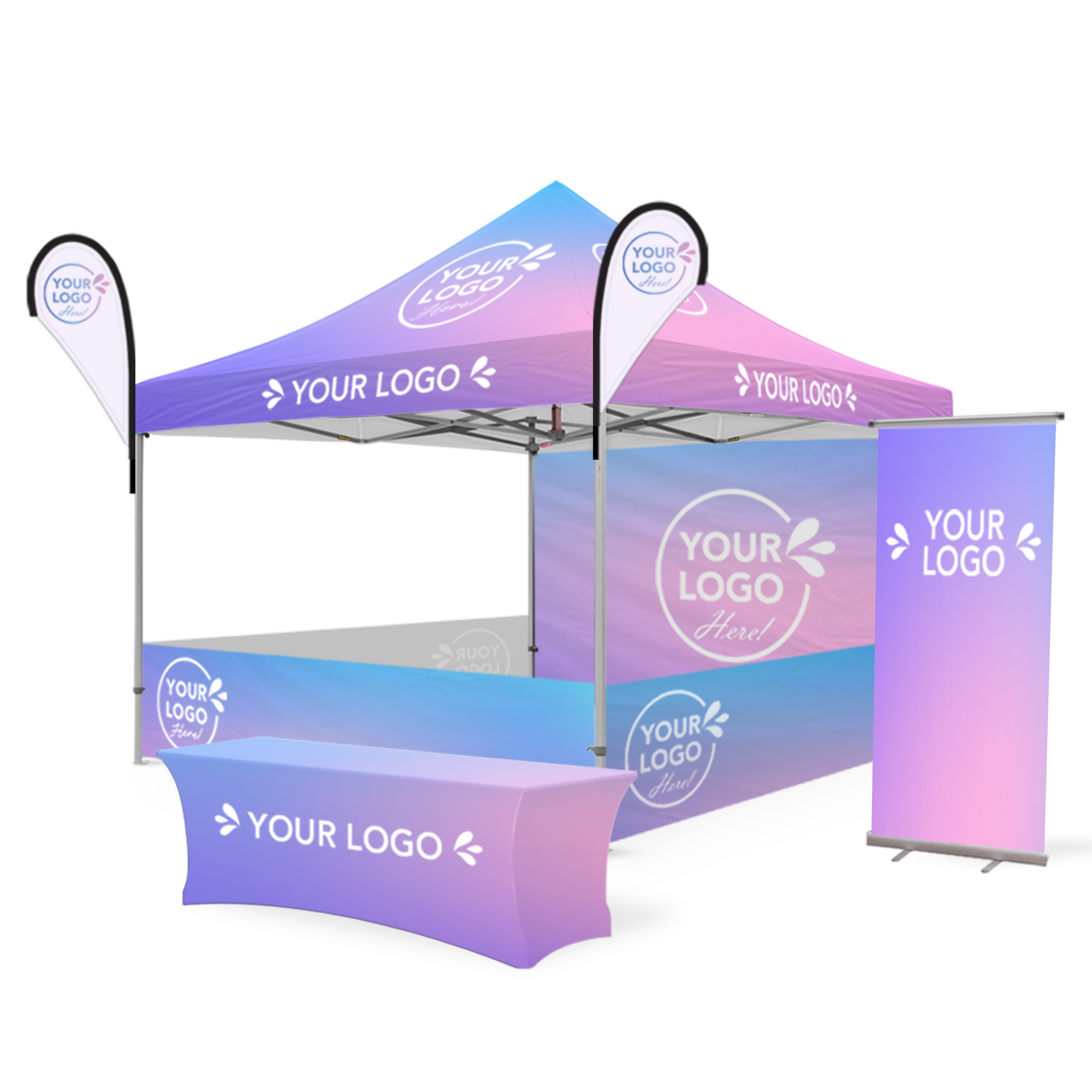13x13 Custom Canopy Elite Package | Premium Branded Tent | Extreme