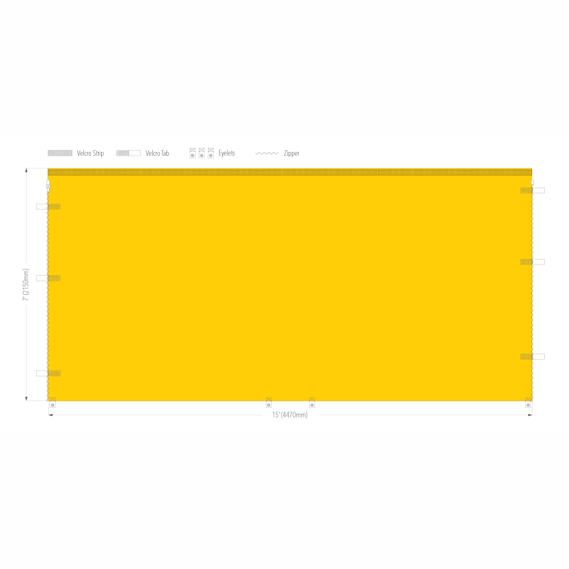 15' Canopy Wall | Canopy Accessory