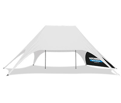 Small Star Shade Single Side Print Tent