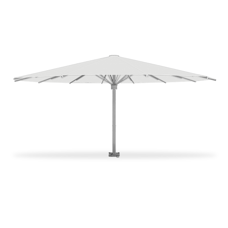 White Octagonal 16′ Diameter umbrella