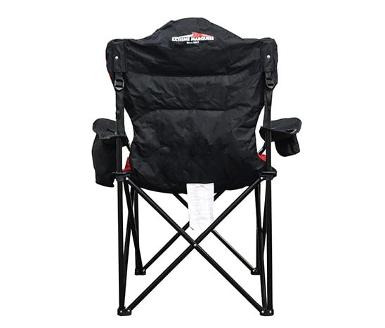 Back View of Folding Chair